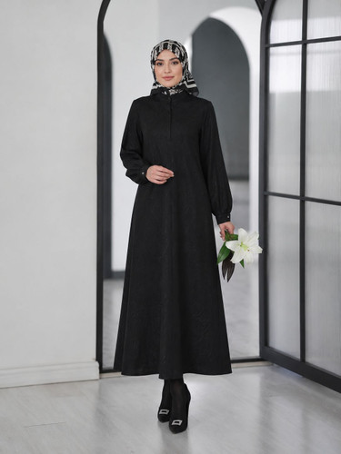 عباي ابريشم ژاكارد طرح گل